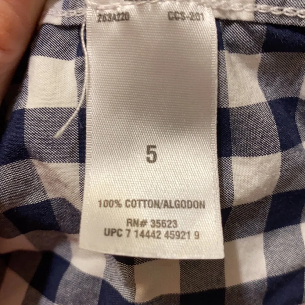 Carter’s Navy/White Buttondown Shirt